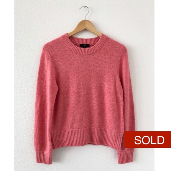 J. Crew Sweaters - J. Crew • Merino Wool Alpaca Blend Sweater Coral